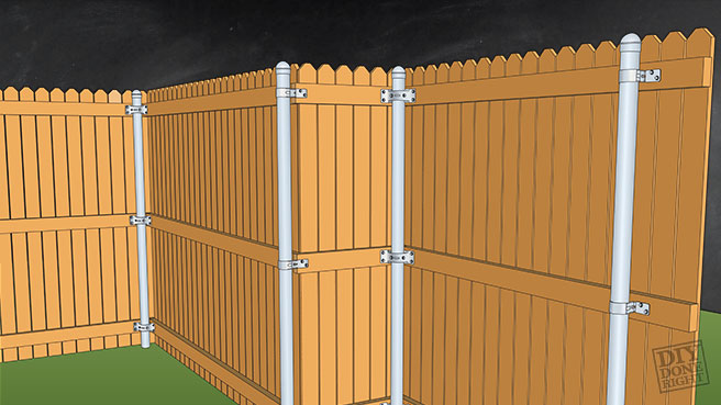 Fencing with Metal Posts - DIY Done Right